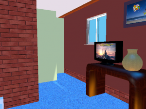 furnished house Modello 3D