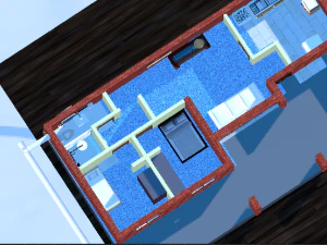 furnished house 3D Model