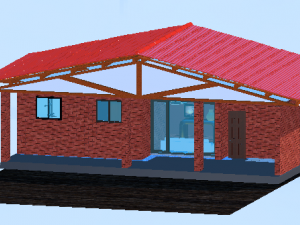 furnished house Modello 3D
