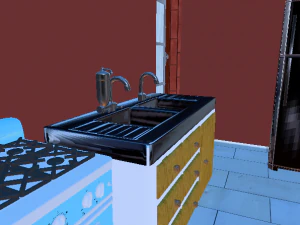 furnished house 3D Model