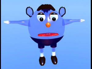 blue soap bubble 3D Model