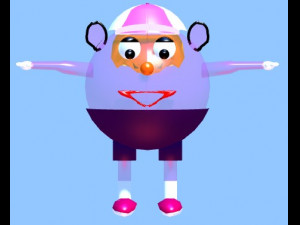 pink soap bubble 3D Model