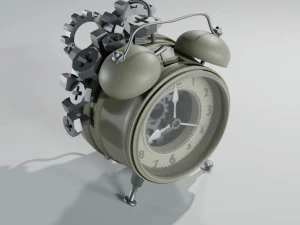 часы стимпанк 3D Модель