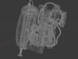 clock steampunk 3D Model