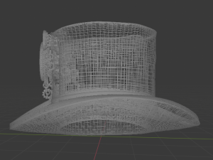hat clock steampunk 3D 模型