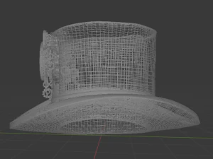 hat clock steampunk 3D Model
