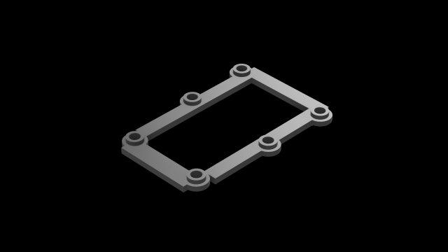 toyota r154 shifter gasket 3D 프린트 모델 .c4d .max .obj .3ds .fbx .stl .blend 