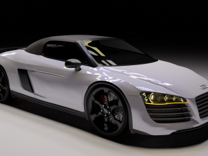 audi r8 gt spyder 2011-2012 Model 3D