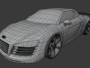 audi r8 gt spyder 2011-2012 Model 3D