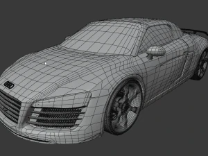 audi r8 gt spyder 2011-2012 3D Model