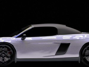 audi r8 gt spyder 2011-2012 Model 3D