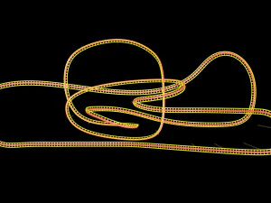 Achterbahnstrecke 3D Modell