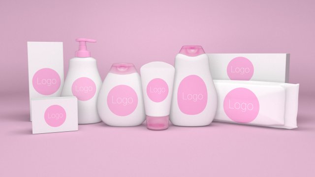 3d baby care - shower collection bundle pack Modelo 3D .c4d .max .obj .3ds .fbx .stl .blend