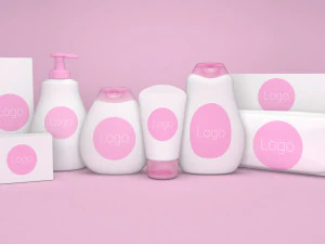 3D уход за ребенком - набор для душа 3D Модель