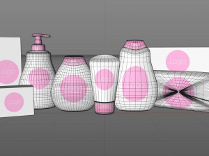 3d baby care - shower collection bundle pack Modelo 3D