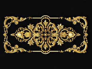 Центральний декор для меблів 3D Модель