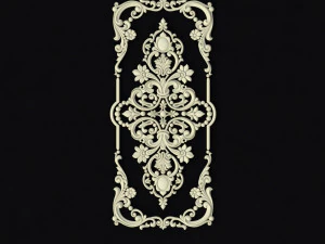 Central decor ornament for furniture 3D Model