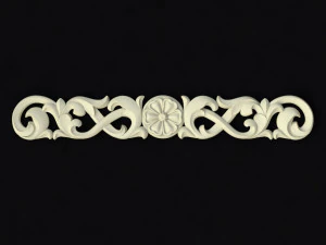Central decor ornament for furniture 3D Model