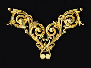 Центральний декор для меблів 3D Модель