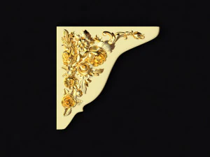 Ornement de décoration centrale pour meuble Modèle 3D