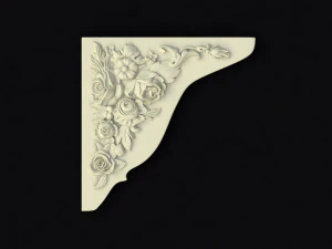 Central decor ornament for furniture 3D Model
