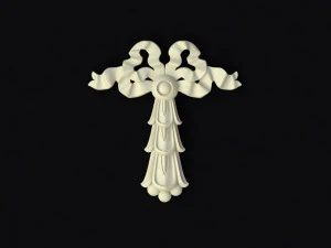 Central decor ornament for furniture 3D Model