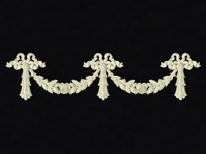 Central decor ornament for furniture Modelo 3D