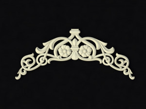Central decor ornament for furniture Model 3D