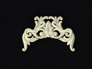 Central decor ornament for furniture 3Dモデル