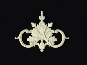 Central decor ornament for furniture Modelo 3D