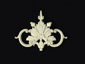 Central decor ornament for furniture 3D Model