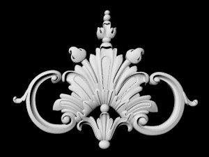 Central decor ornament for furniture Modelo 3D