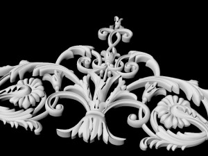Central decor ornament for furniture 3D Model