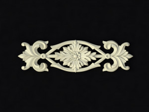 Central decor ornament for furniture 3D 모델
