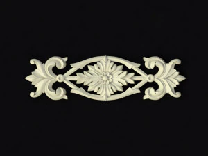 Central decor ornament for furniture 3D Model