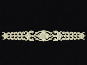 Central decor ornament for furniture 3D Модель