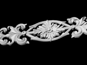 Central decor ornament for furniture 3D Model