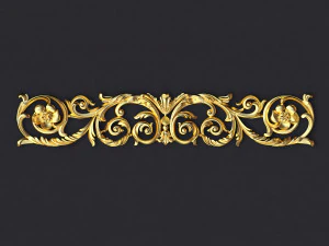 फर्नीचर के लिए केंद्रीय सजावट आभूषण 3D मॉडल