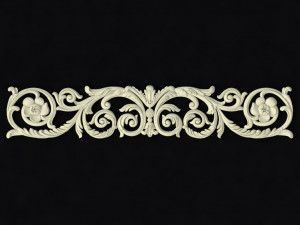 Central decor ornament for furniture Modelo 3D