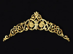 家具の中央装飾飾り 3Dモデル