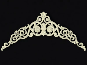 Central decor ornament for furniture 3D Model