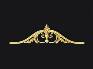 Центральний декор для меблів 3D Модель