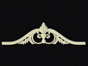 Central decor ornament for furniture 3D Model