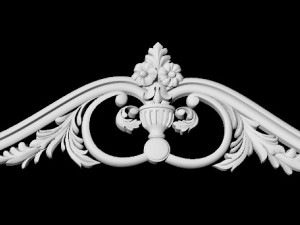 Central decor ornament for furniture 3Dモデル