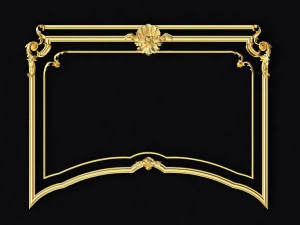 Центральний декор для меблів 3D Модель