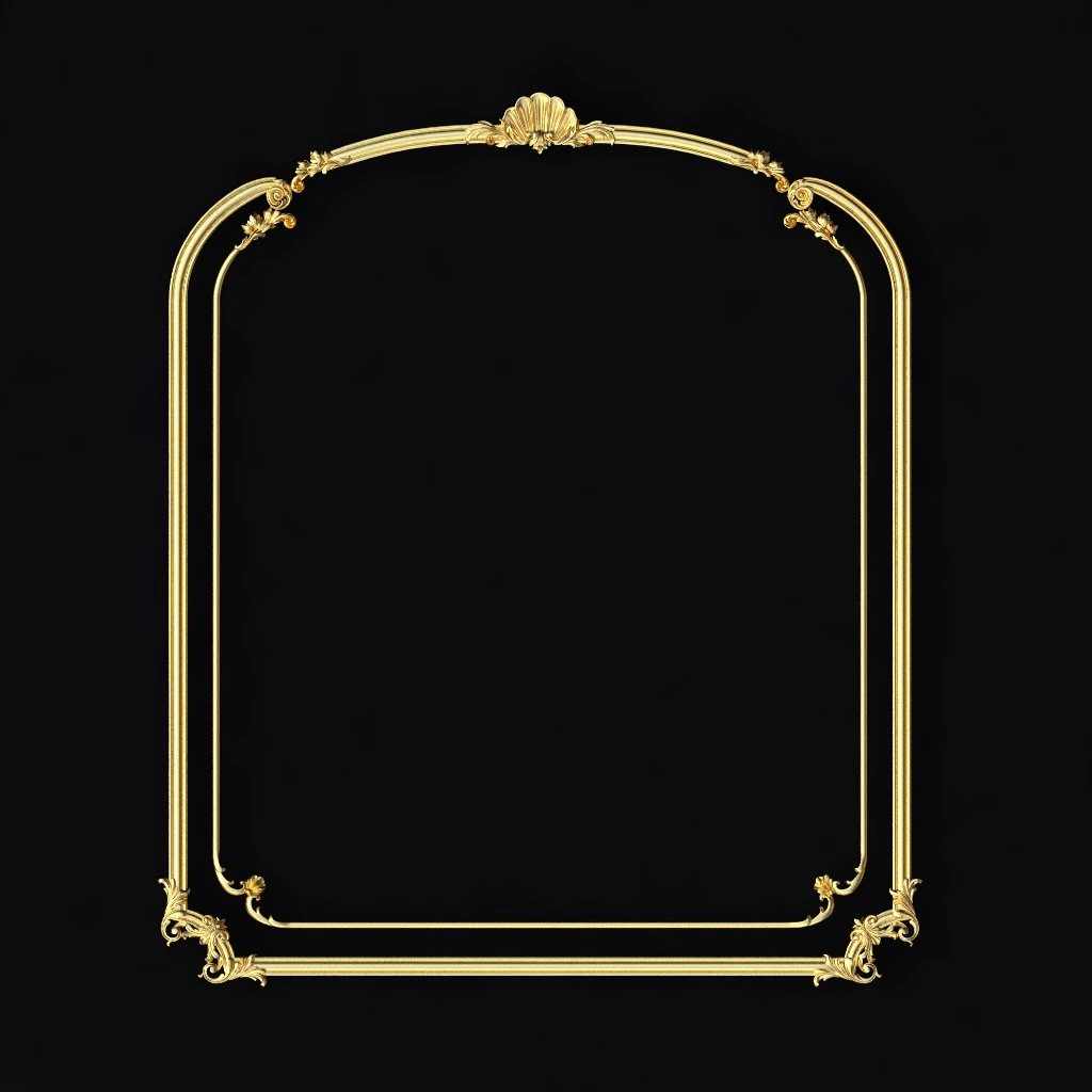Central decor ornament for furniture 3D Model .c4d .max .obj .3ds .fbx .stl .blend 