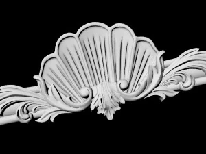 Central decor ornament for furniture 3D Model