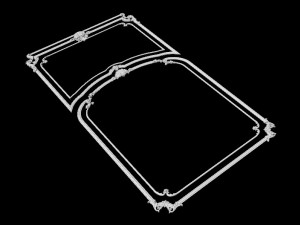 Central decor ornament for furniture 3D Модель