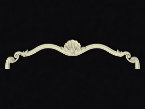Central decor ornament for furniture Modelo 3D