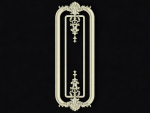 Central decor ornament for furniture Modelo 3D